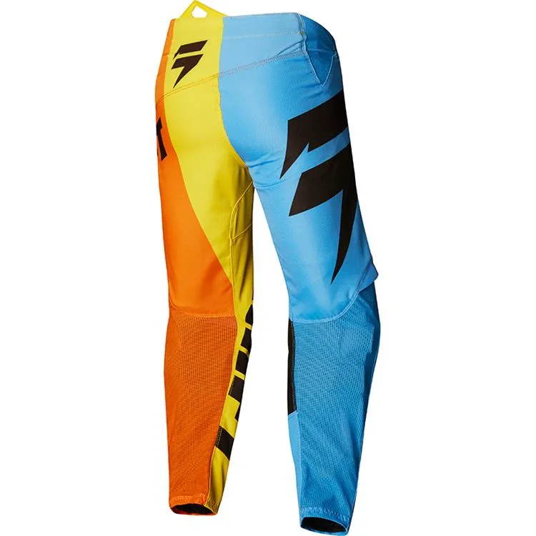 SHIFT YOUTH WHIT3 TARMAC PANTS ORANGE/BLUE