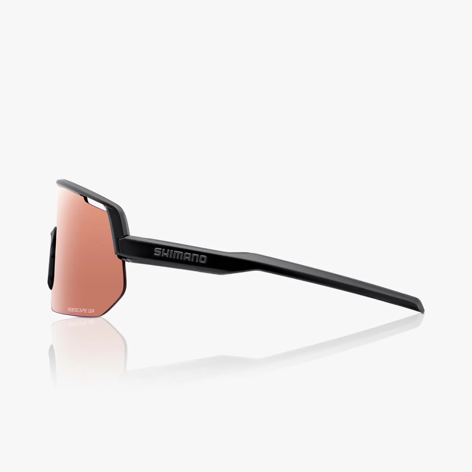 Shimano Technium L Sunglasses — Matte Black Frame / RIDESCAPE Off-Road Lens and Clear Spare