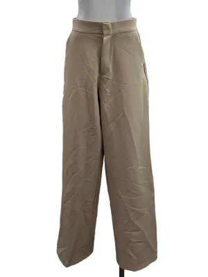 Skin Beige Straight Pants