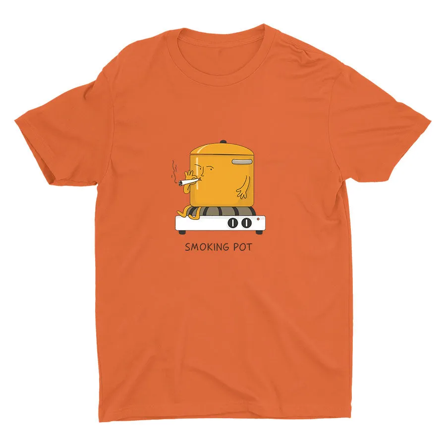 Smoking Pot Cotton Tee