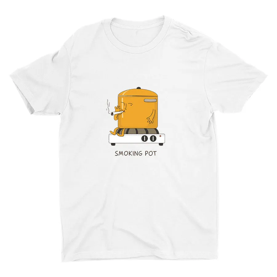 Smoking Pot Cotton Tee
