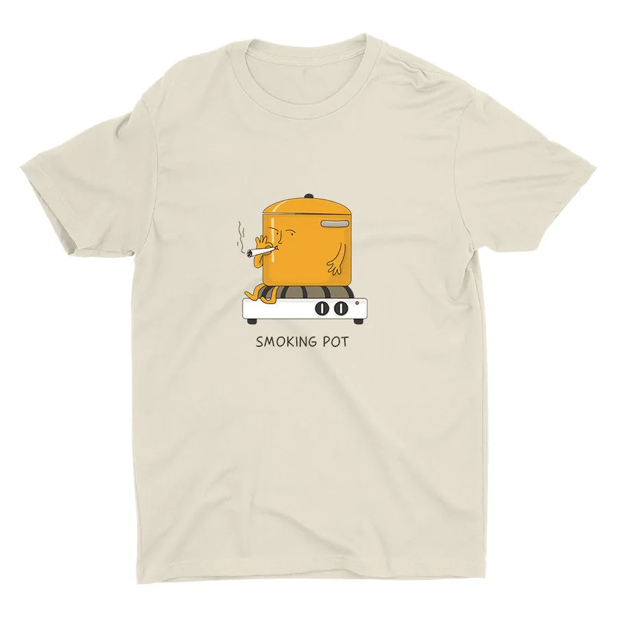 Smoking Pot Cotton Tee