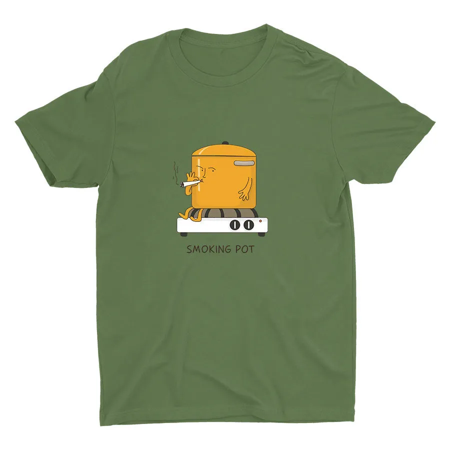 Smoking Pot Cotton Tee