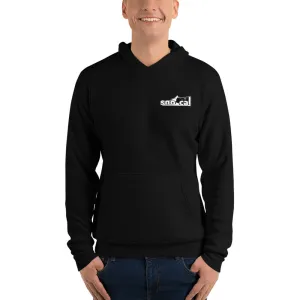 Sno Cal™ Unisex hoodie with white lettering logo