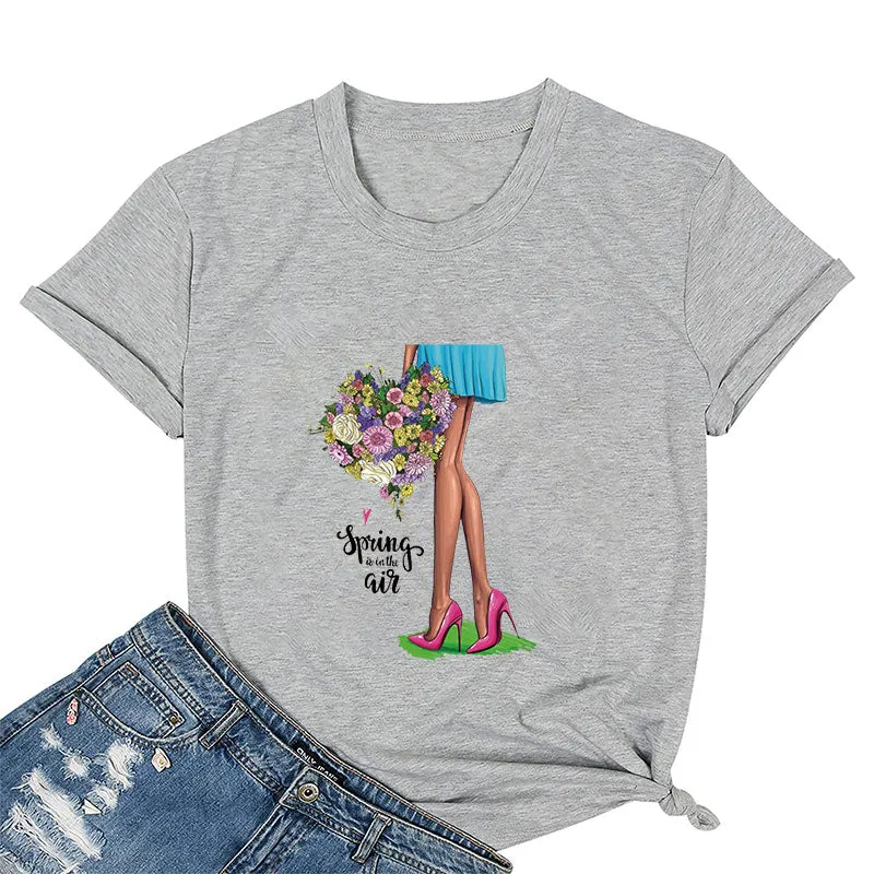 Spring is in the Air Cotton Tee