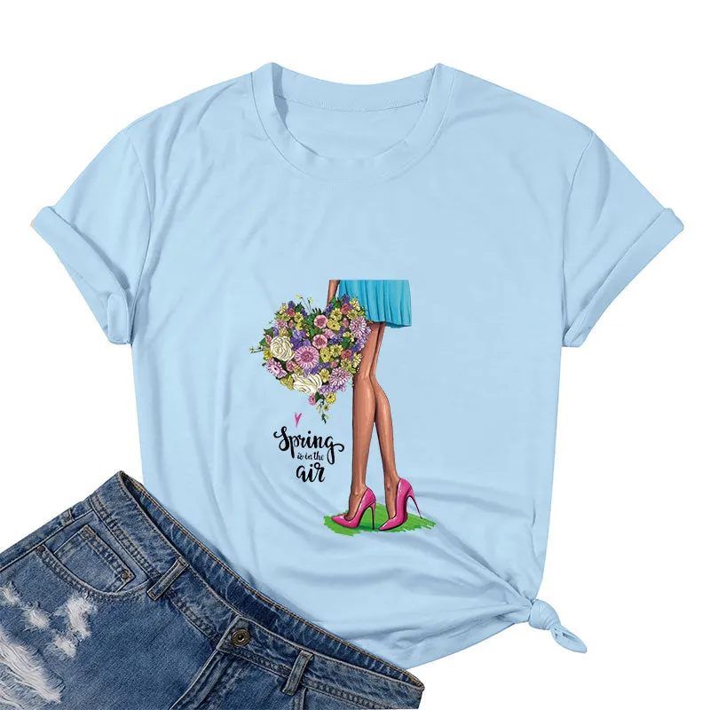 Spring is in the Air Cotton Tee