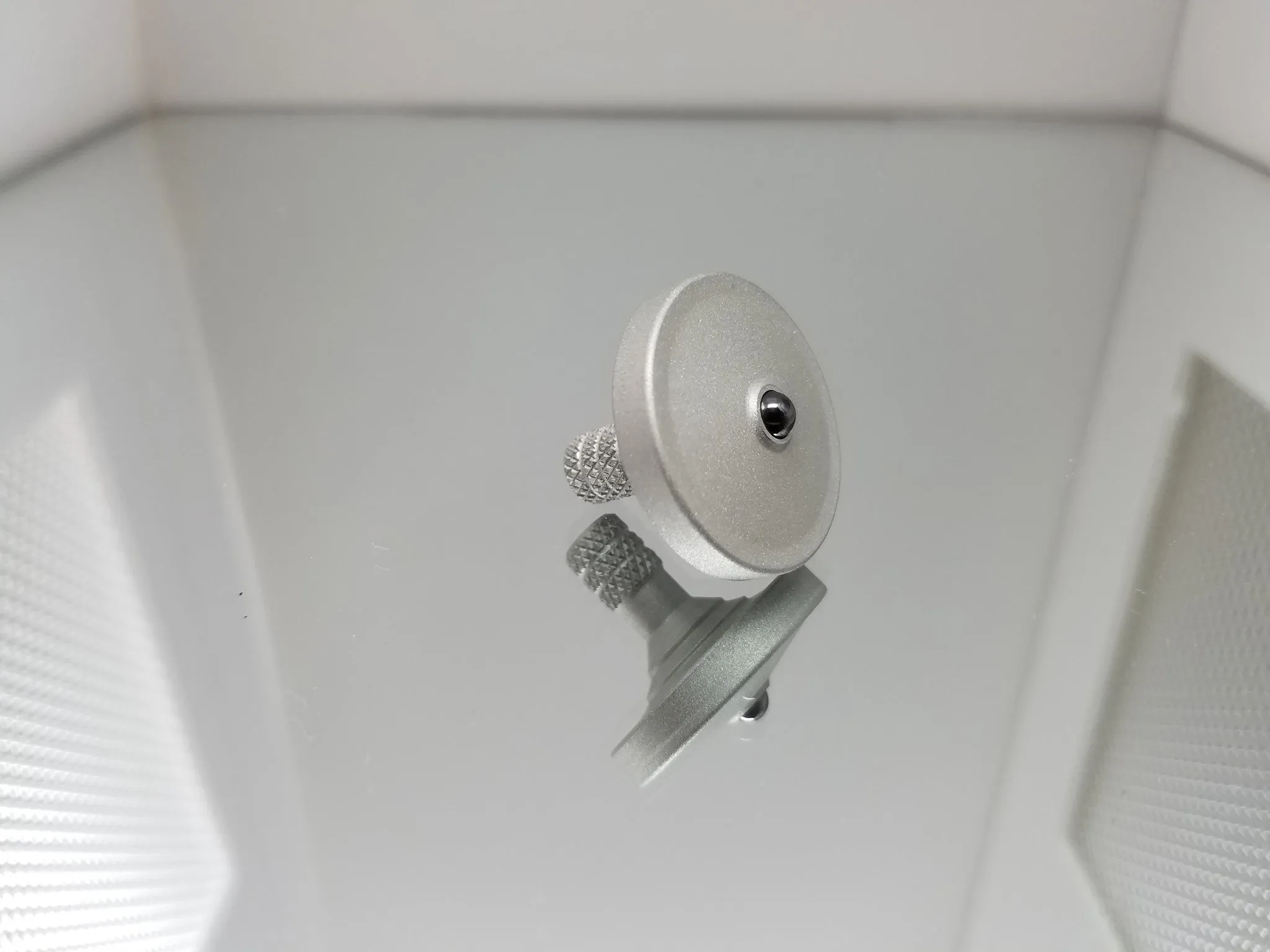 Stainless Steel Spinning Top with a Blasted Finish