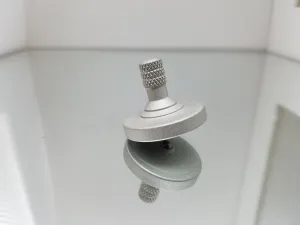 Stainless Steel Spinning Top with a Blasted Finish