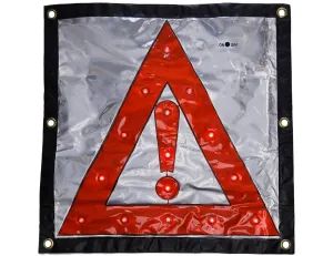 Star Plastic Reflective LED Traffic Warning Sign