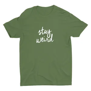 Stay Weird Cotton Tee