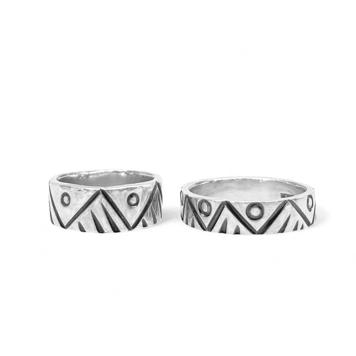 Sterling Silver Ring - Mountain