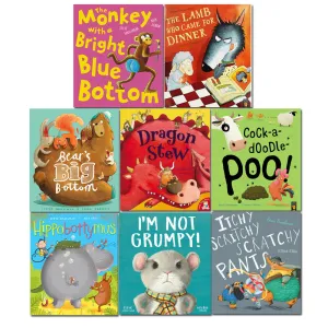 Steve Smallman 8 Books Collection Bundle Pack(The Monkey with a Bright Blue Bottom)