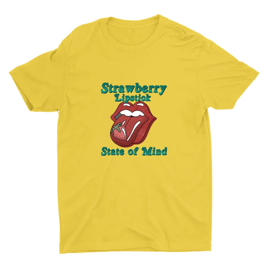 Strawberry Lipstick Cotton Tee