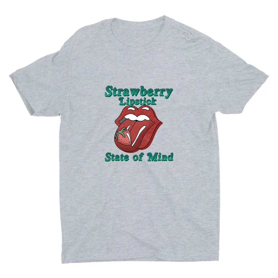 Strawberry Lipstick Cotton Tee