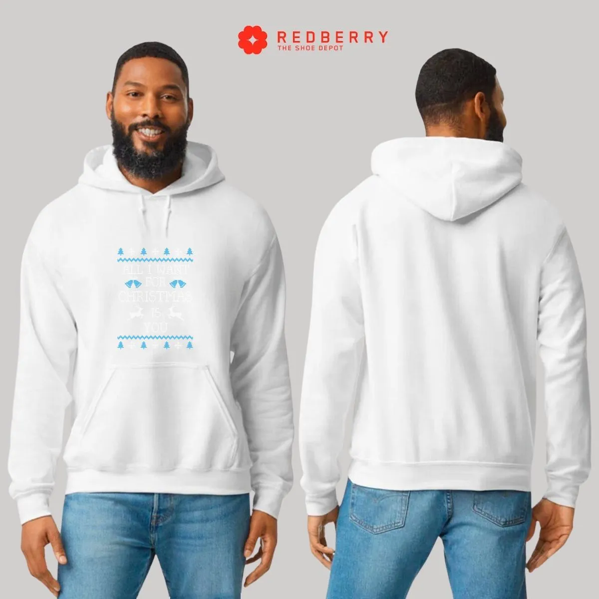 Sudadera Deportiva Hombre Navideña Hoodie 027