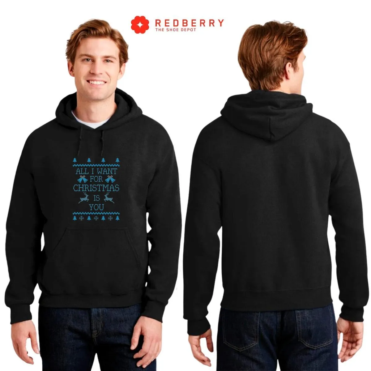 Sudadera Deportiva Hombre Navideña Hoodie 027