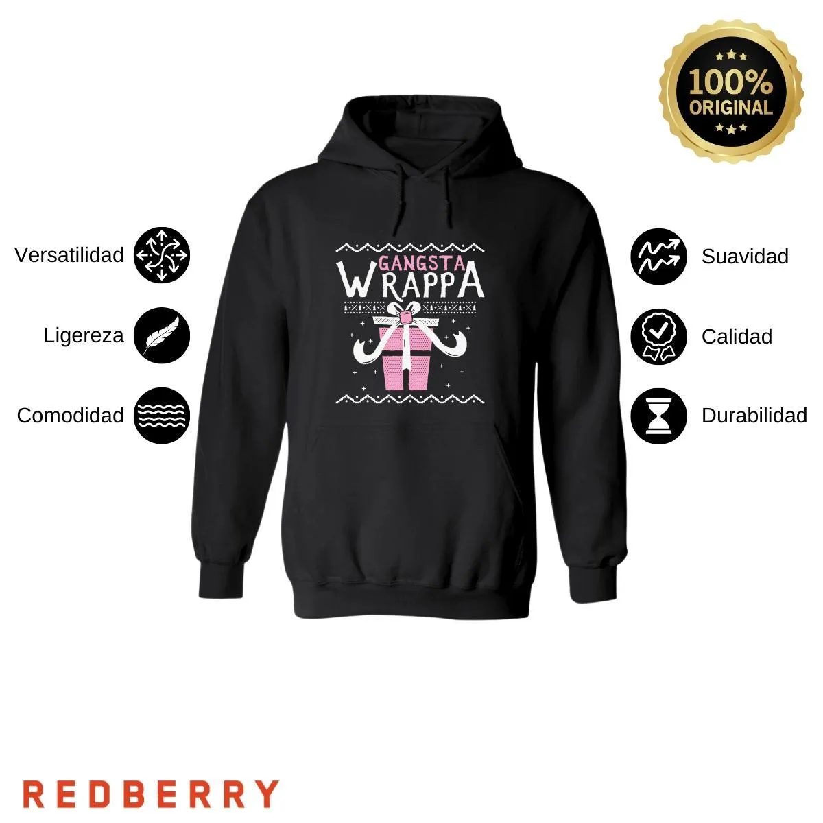 Sudadera Deportiva Mujer Navideña Hoodie 003