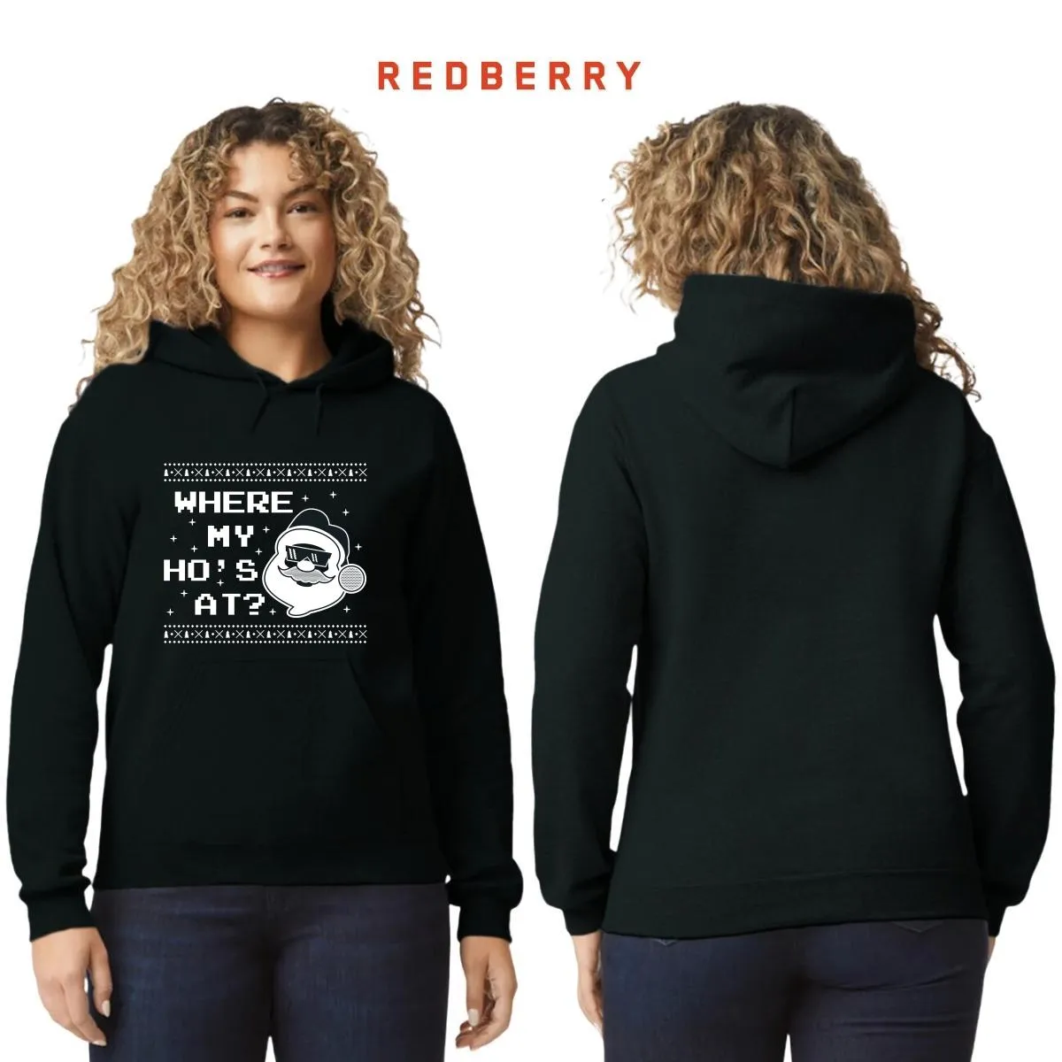 Sudadera Deportiva Mujer Navideña Hoodie 017