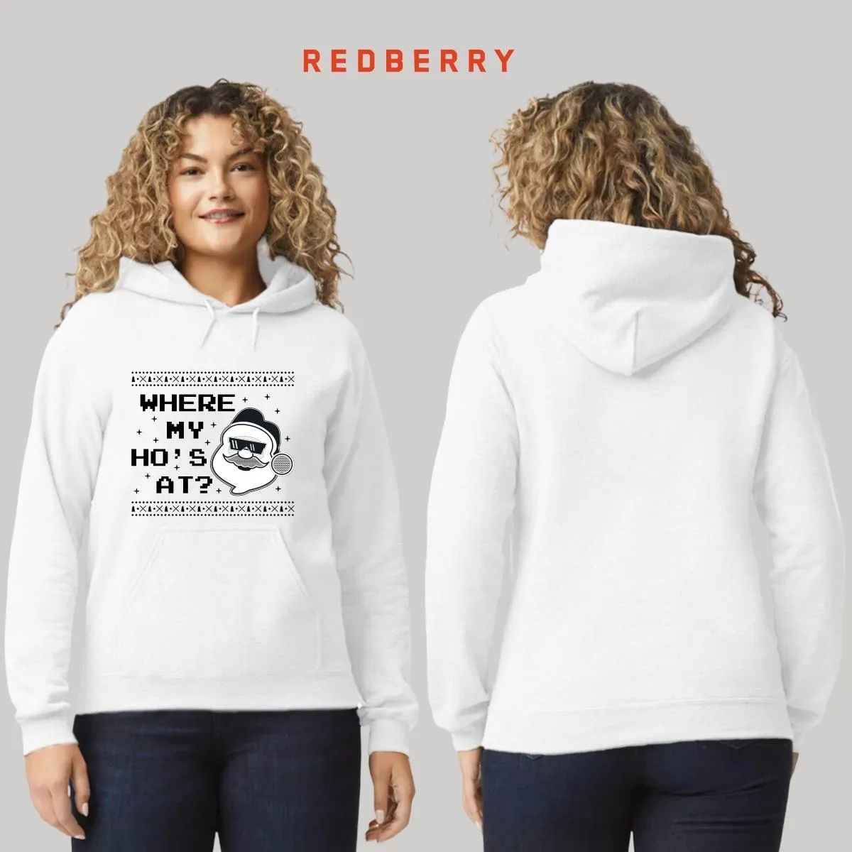 Sudadera Deportiva Mujer Navideña Hoodie 017