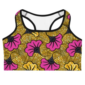 Sun Kissed Petals Sports Bra