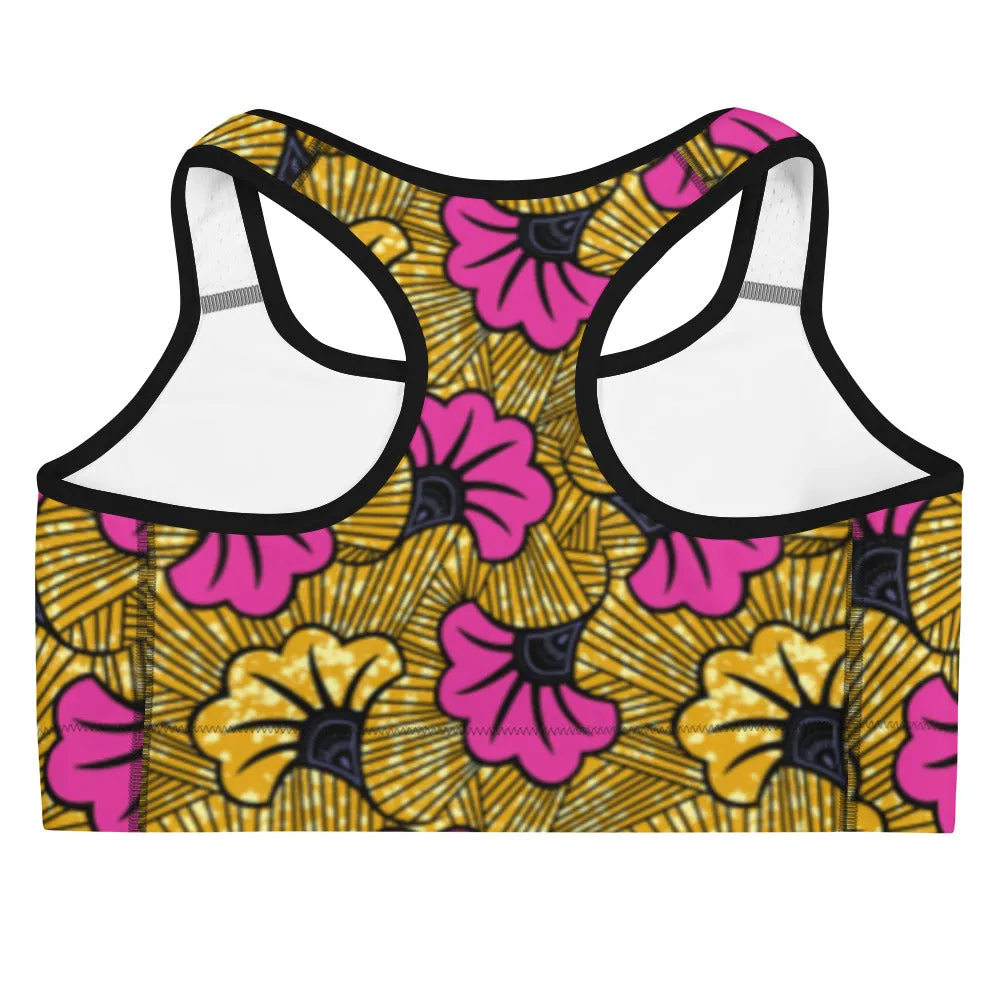 Sun Kissed Petals Sports Bra