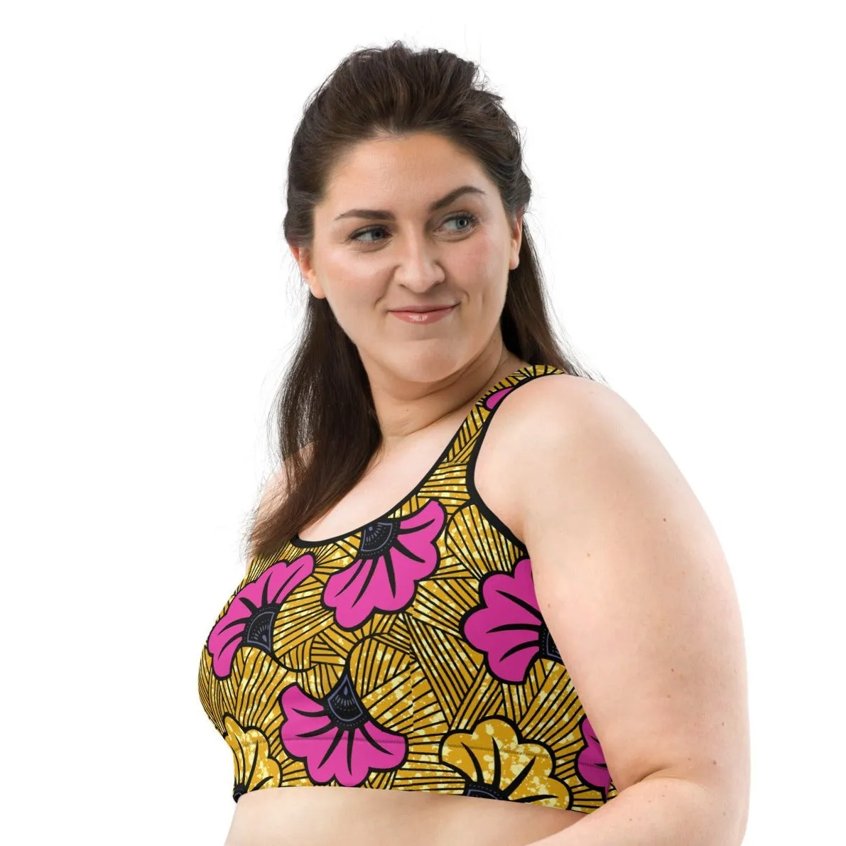 Sun Kissed Petals Sports Bra