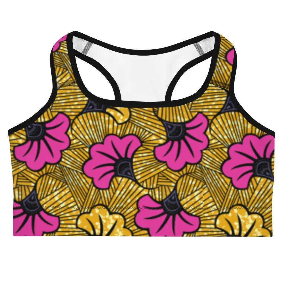 Sun Kissed Petals Sports Bra