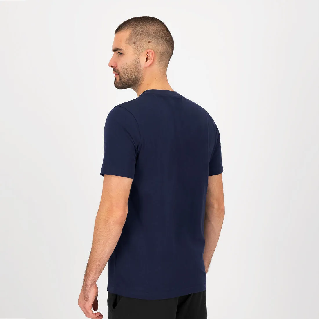 T-shirt PUMA active fitness manches courtes coton homme bleu