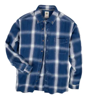 Tall Ombré Plaid Shirt