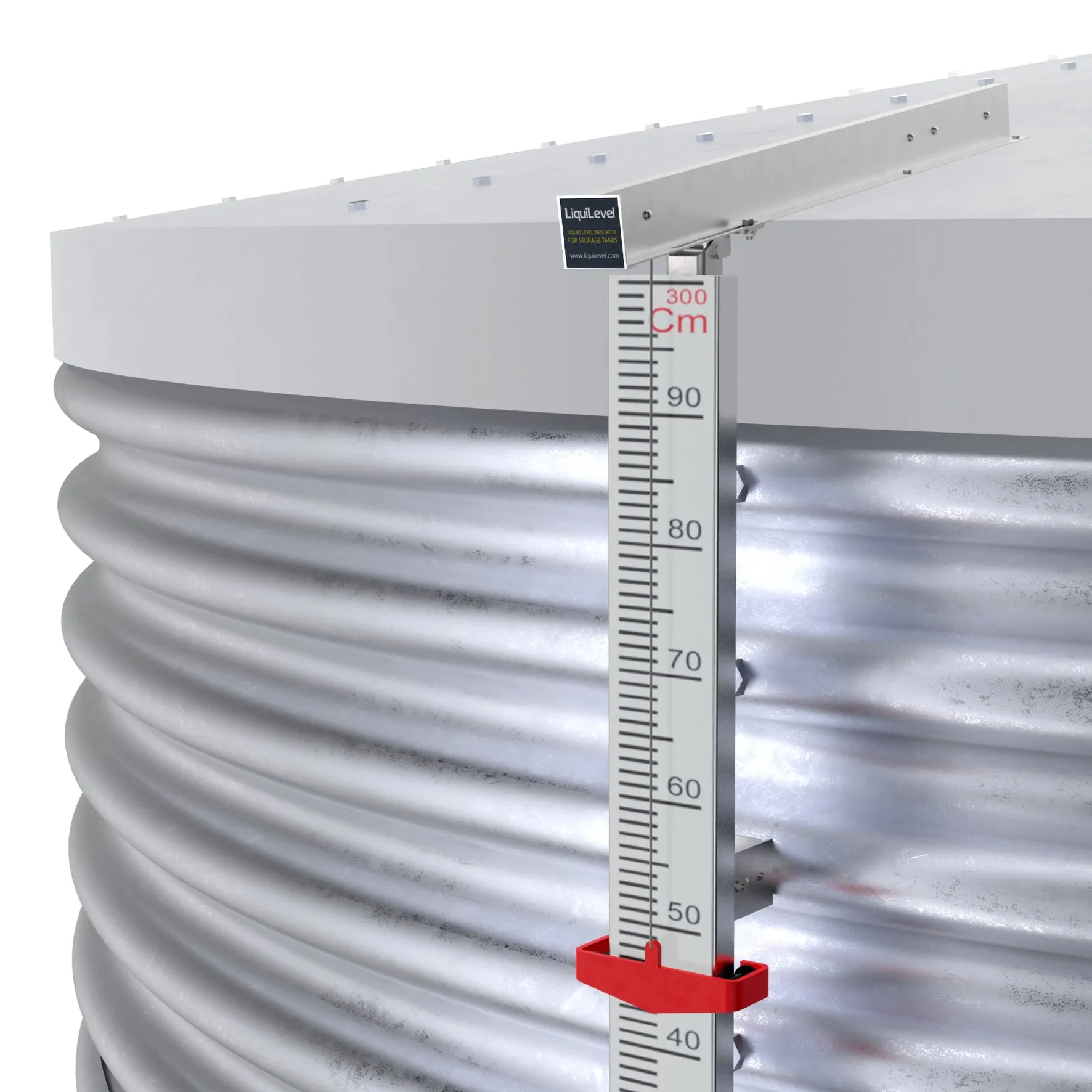 Tank level indicator for water storage tanks up to 10 metres