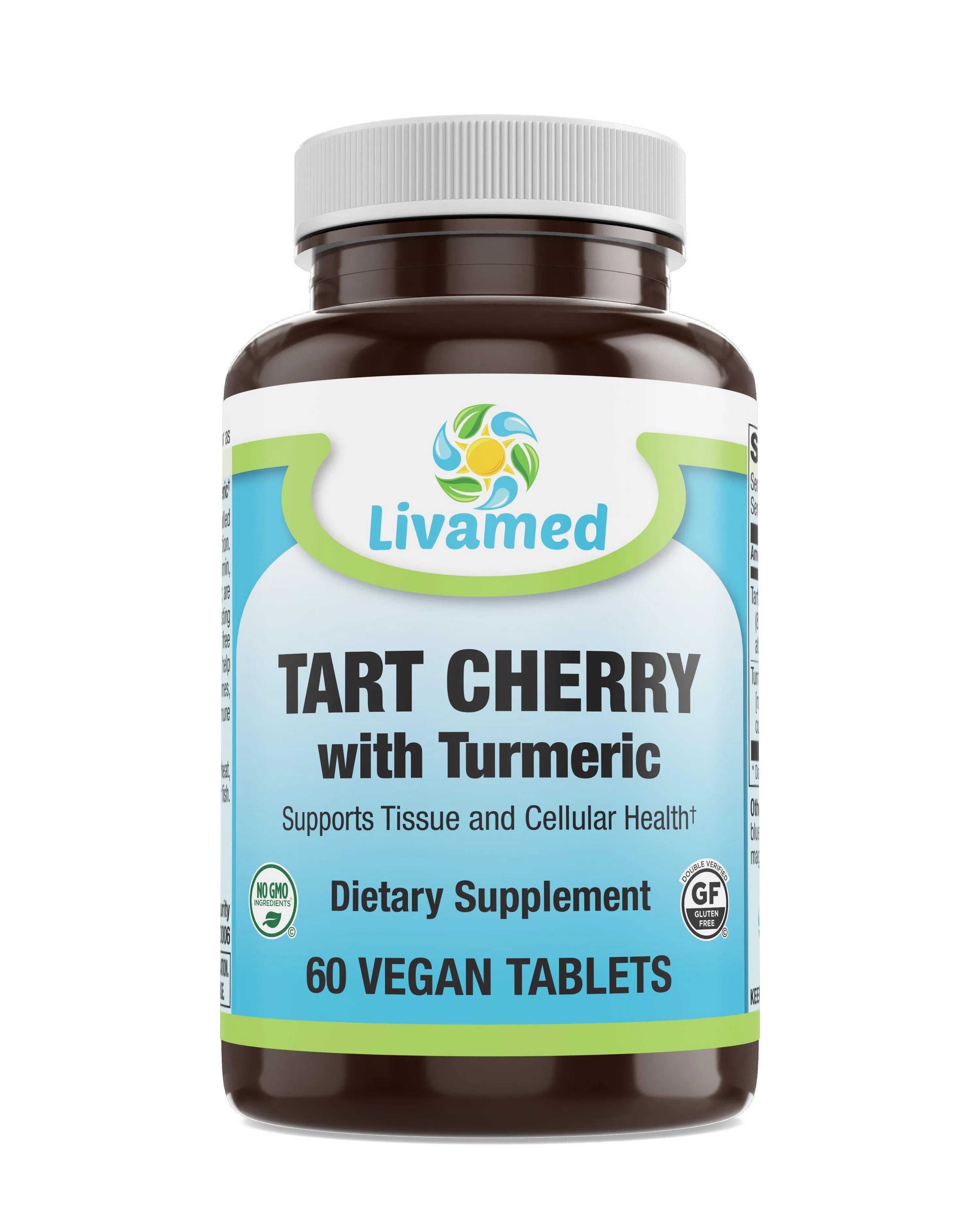 Tart Cherry with Turmeric Veg Tabs 60 Count