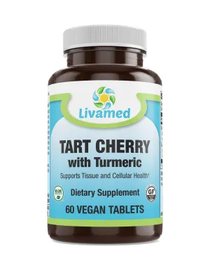 Tart Cherry with Turmeric Veg Tabs 60 Count