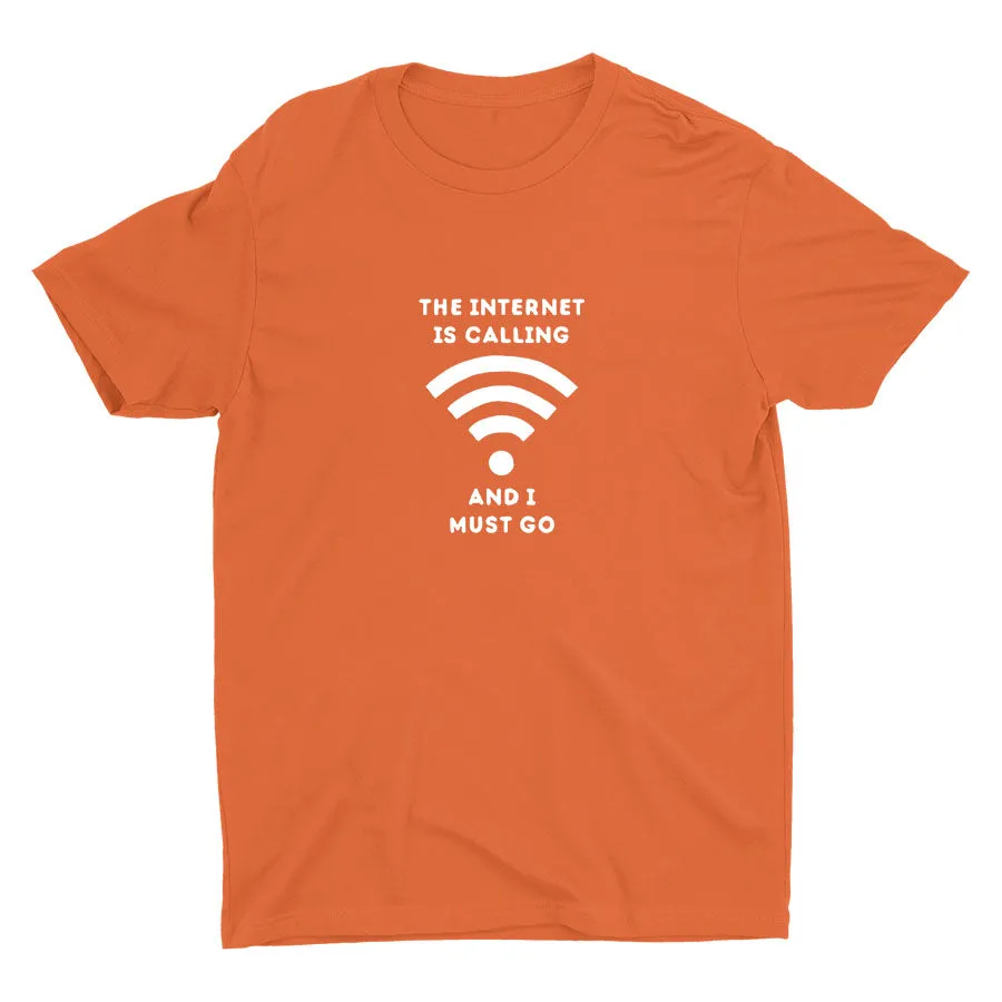 The Internet Is Calling Cotton Tee