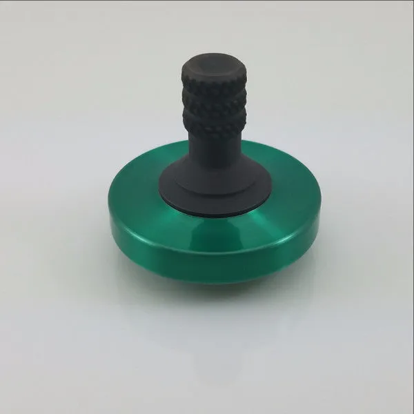 Translucent Green & Blacked out Stainless Steel Precision Spinning Top