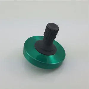 Translucent Green & Blacked out Stainless Steel Precision Spinning Top