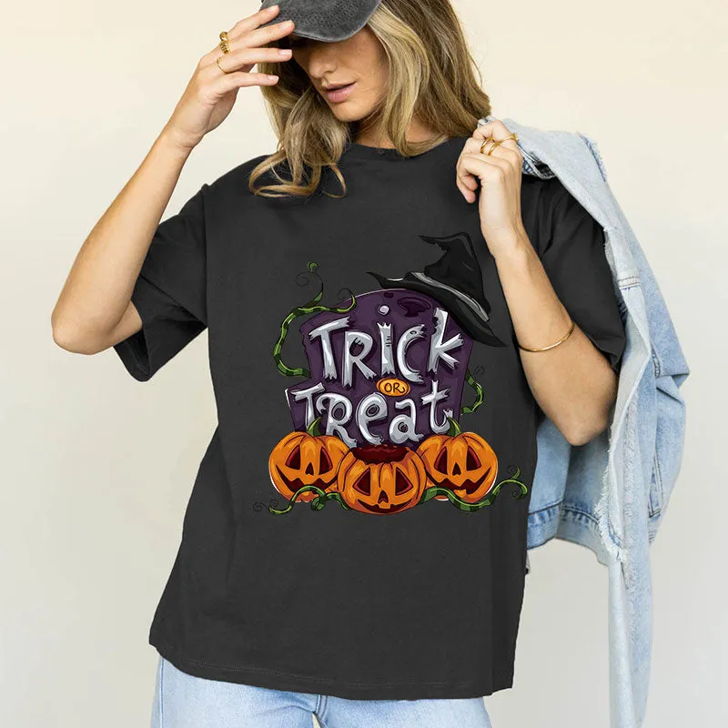 Trick Or Treat Cotton Tee