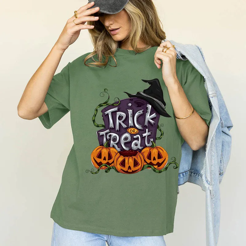 Trick Or Treat Cotton Tee