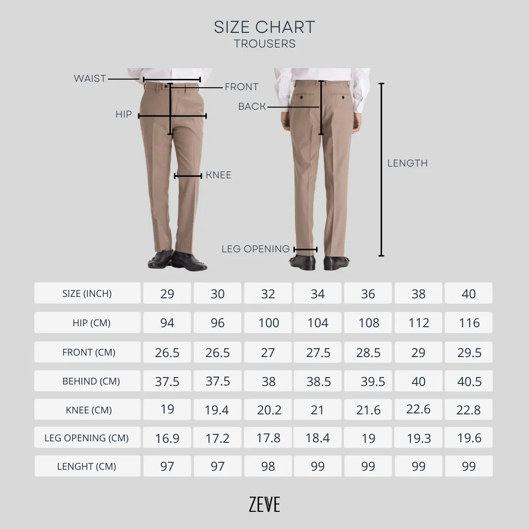 Trousers With Belt Loop -  Dark Grey Wide Stripes (Slim Straight)