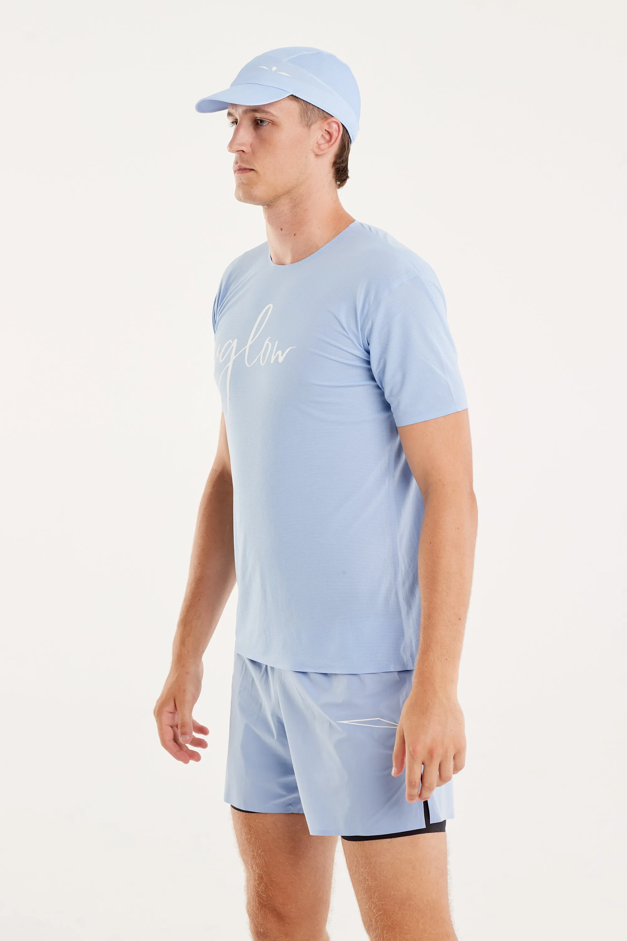 Uglow Men's Tee Super Light Recycle poly dyed - Serenity