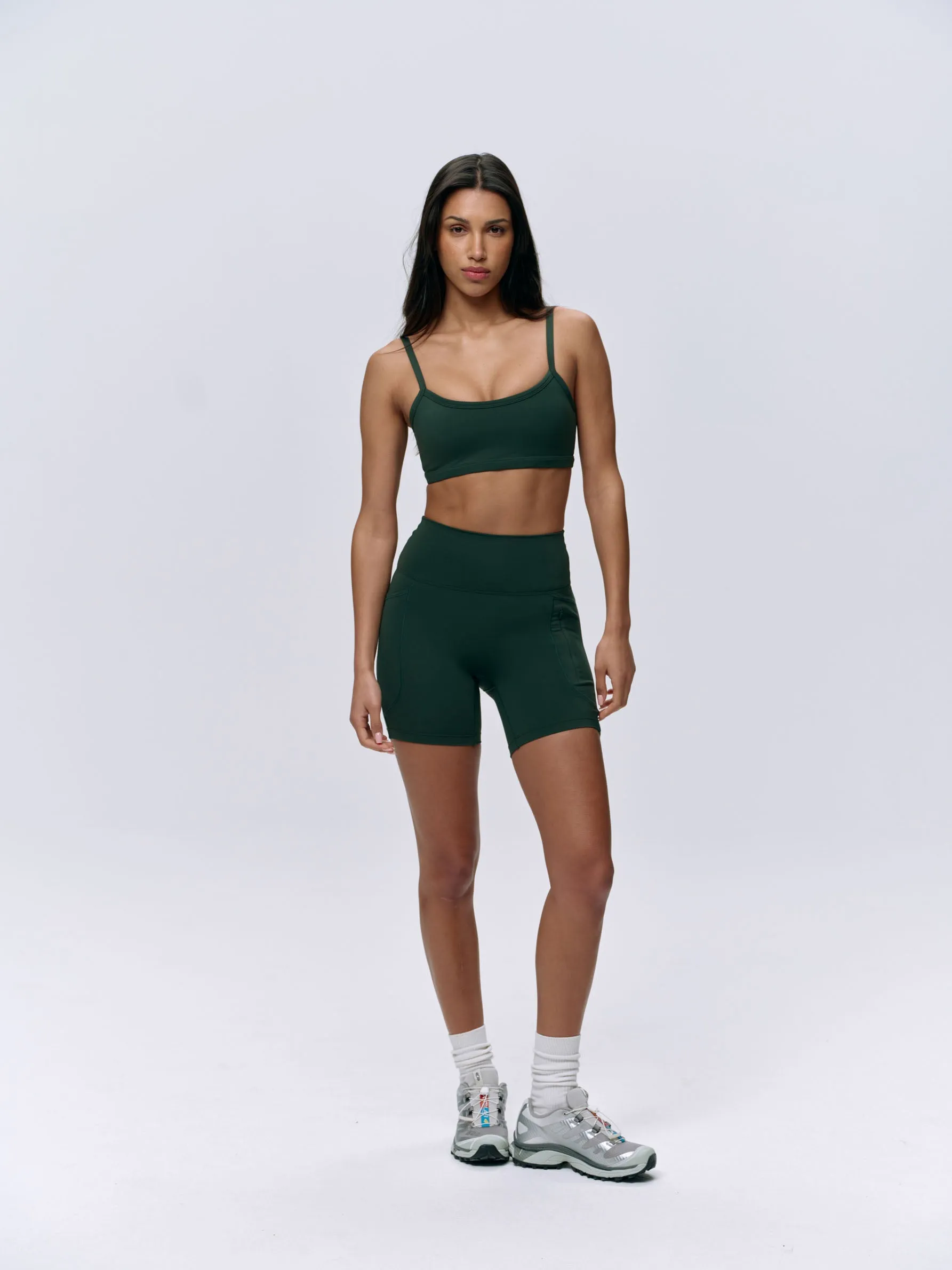 Ultimate Scoop Bra - Pine Green