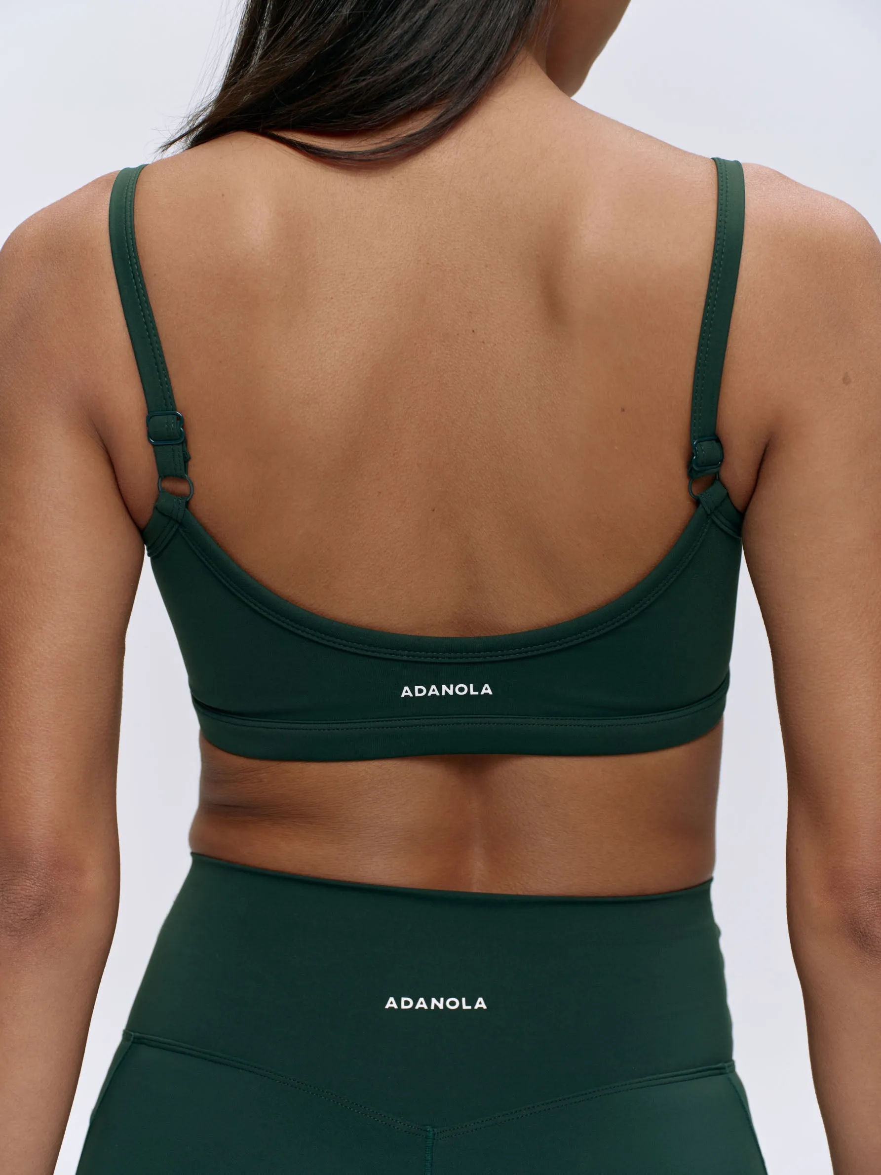 Ultimate Scoop Bra - Pine Green