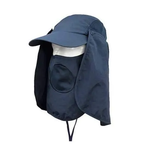 Unisex Outdooors Protection Uv Proof Windproof Fishing Cap Neck Face Flap Hat