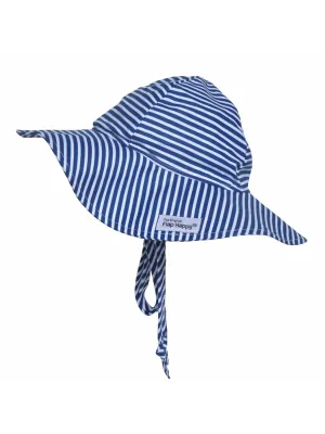UPF 50  Navy Preppy Stripe Floppy Hat