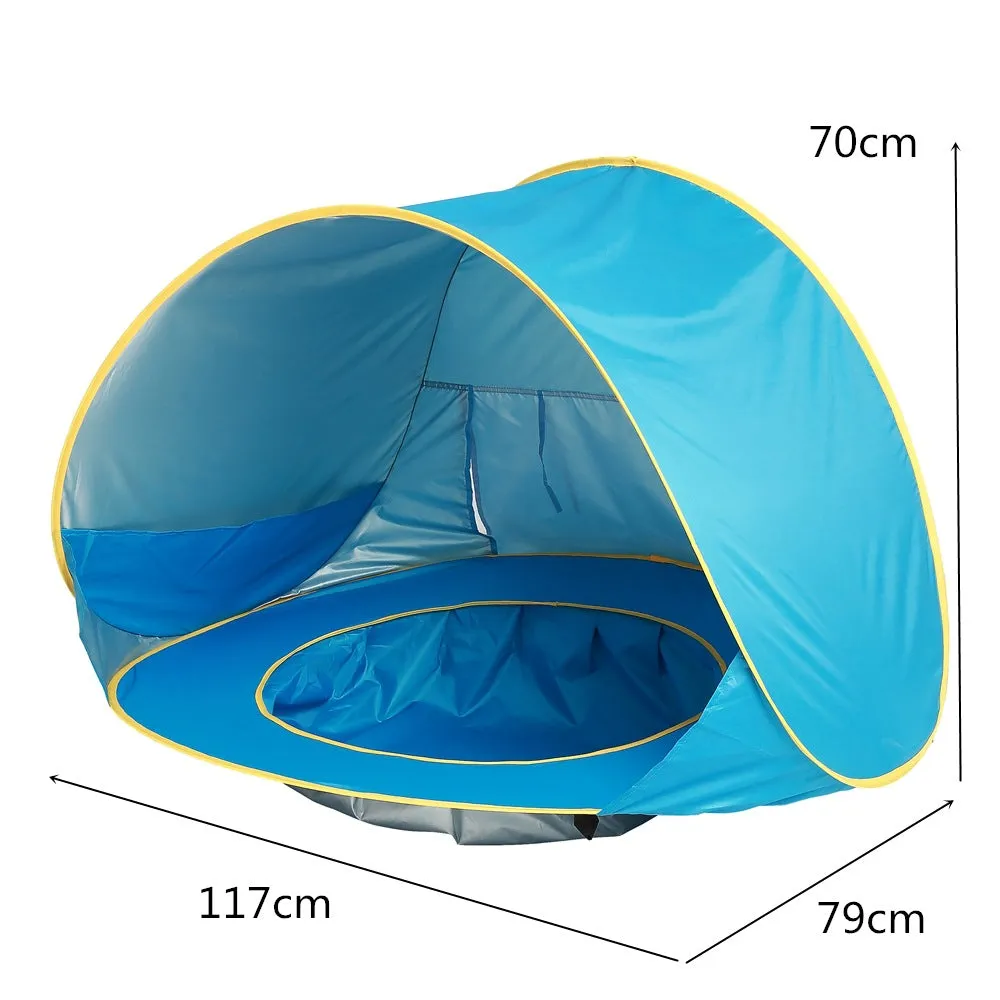 UV Protection Baby Beach Tent with Built-in Pool