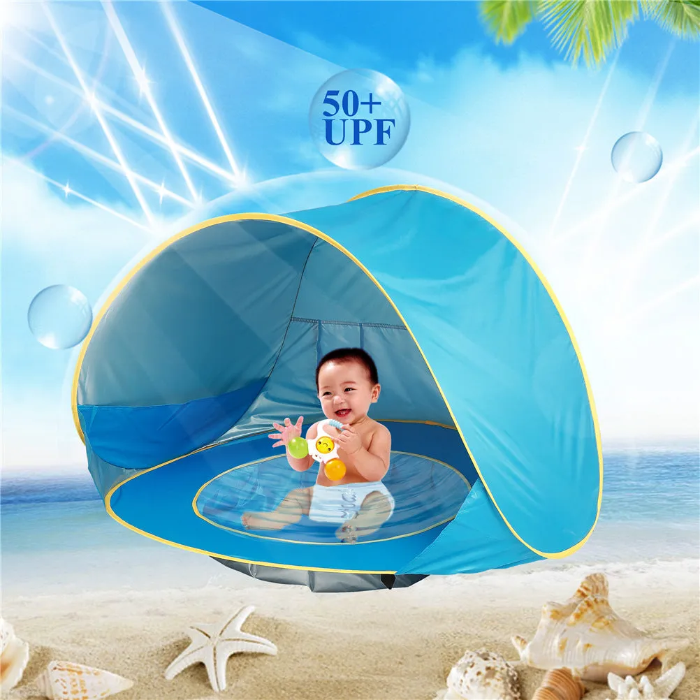 UV Protection Baby Beach Tent with Built-in Pool