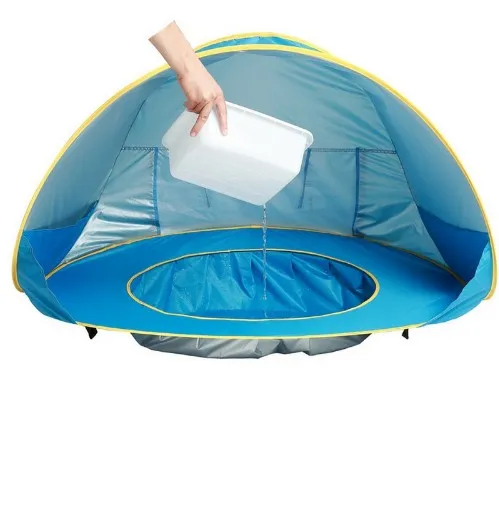 UV Protection Baby Beach Tent with Built-in Pool