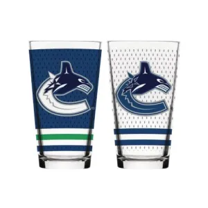 Vancouver Canucks Sports Vault NHL Mixing Glass Set - 2 Pack