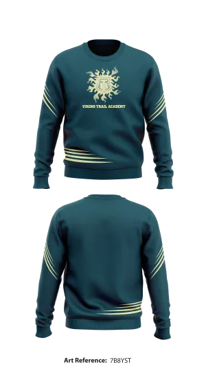 Viking Trail Academy Core Men's Crewneck Performance Sweatshirt - 7b8YsT