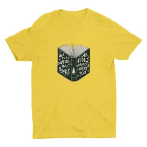 WE FIND OURSELVES IN BOOKS Cotton Tee