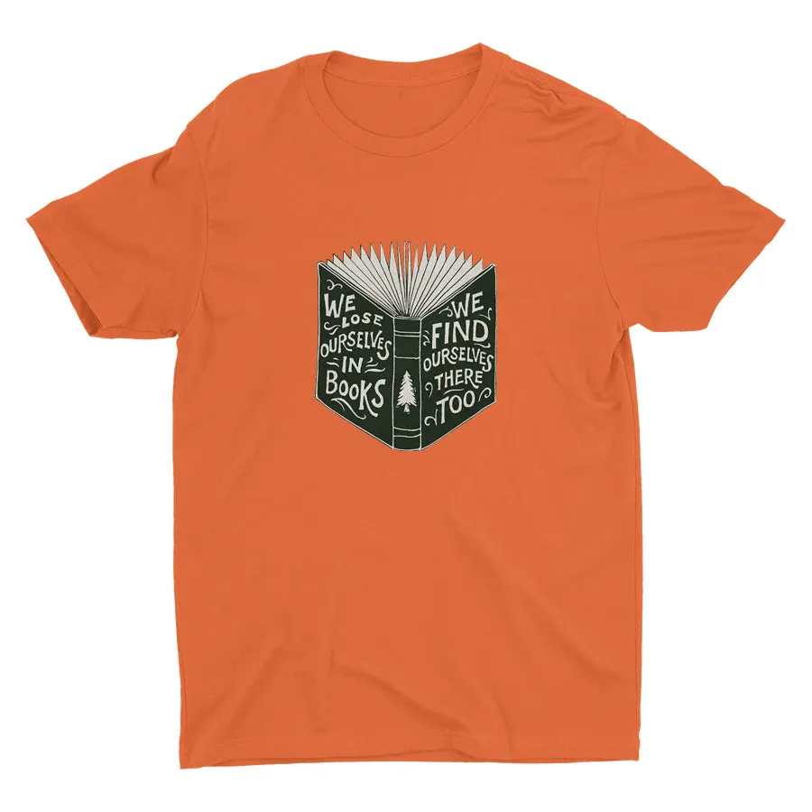 WE FIND OURSELVES IN BOOKS Cotton Tee